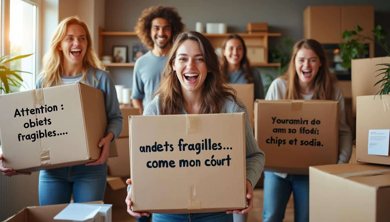 Illustration: Modèles et exemples de textes humoristiques pour annoncer un déménagement