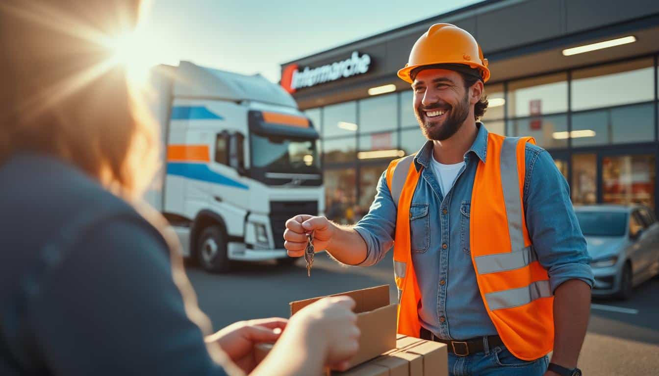 Illustration: Découvrir l’offre de location de camion chez Intermarché : services et avantages
