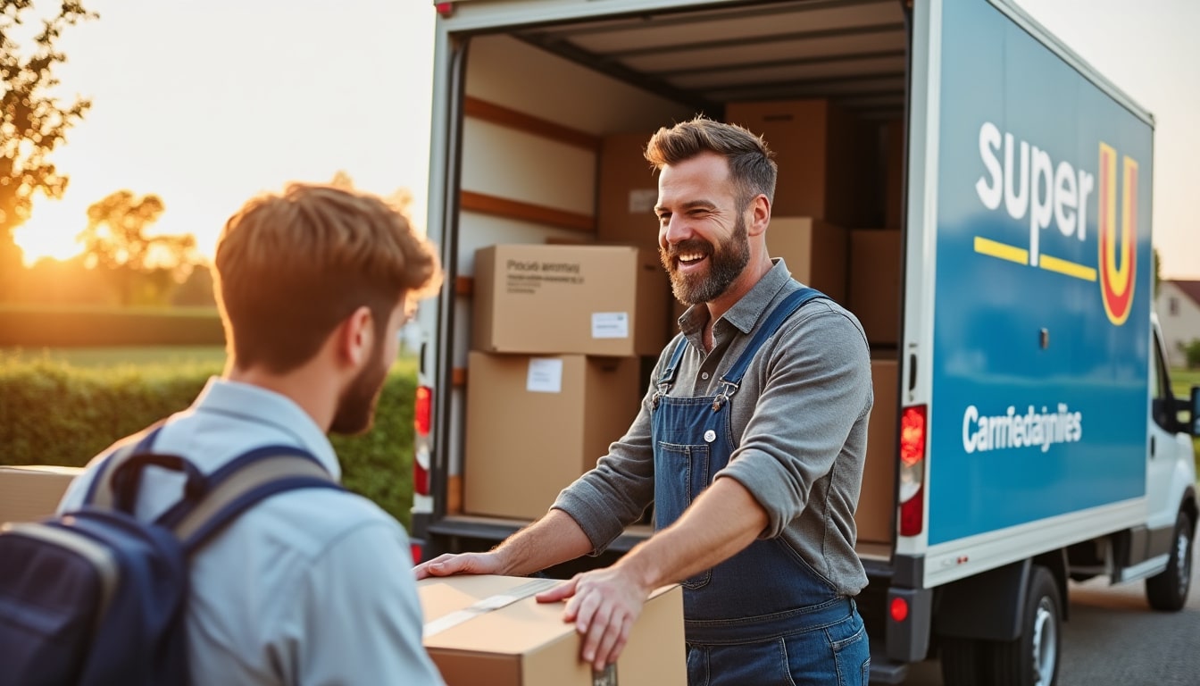 Illustration: Pourquoi opter pour la location d’un camion chez Super U ?
