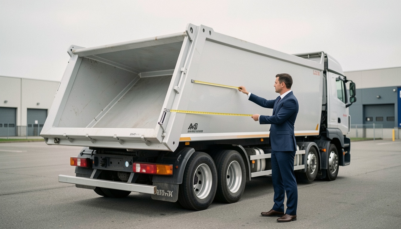 Largeur d’une benne de camion : mesures et limites