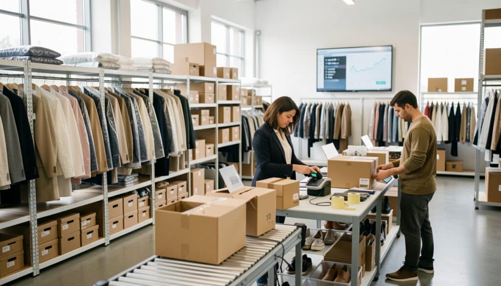 Logistique de la mode : flux, stock, retours et délais