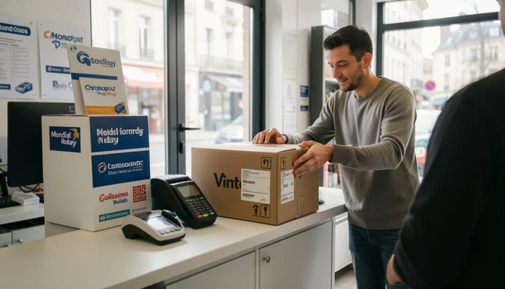 Où déposer un colis Vinted selon le bon transporteur