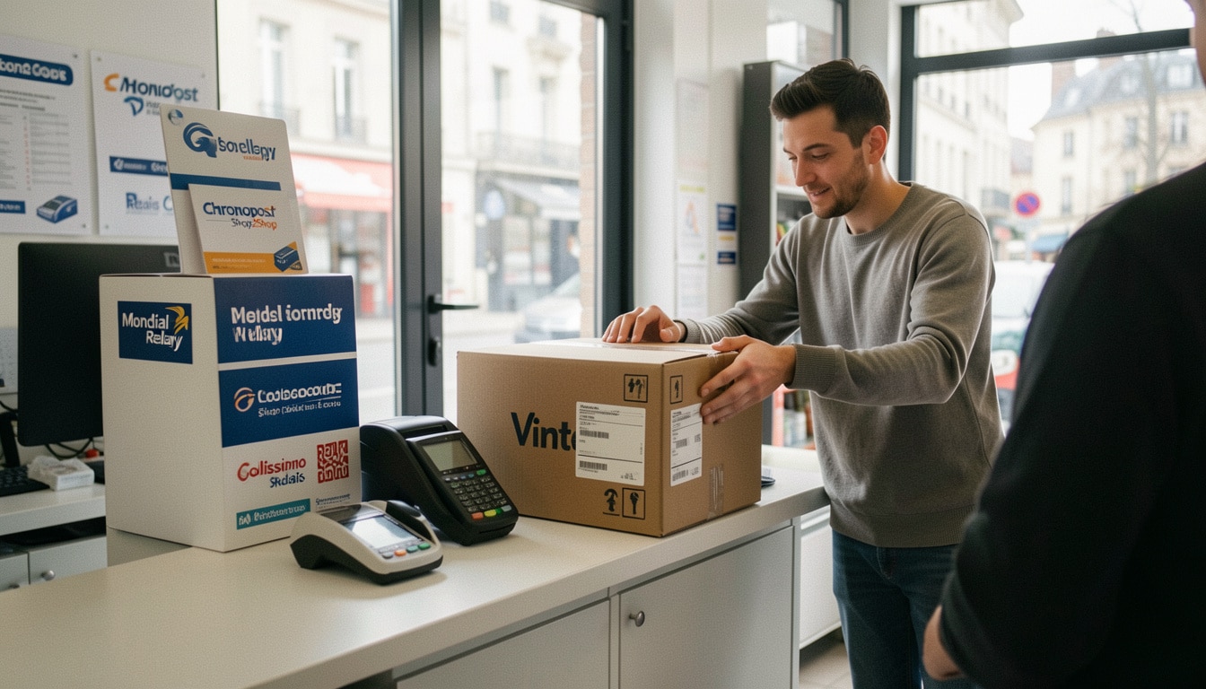 Où déposer un colis Vinted selon le bon transporteur