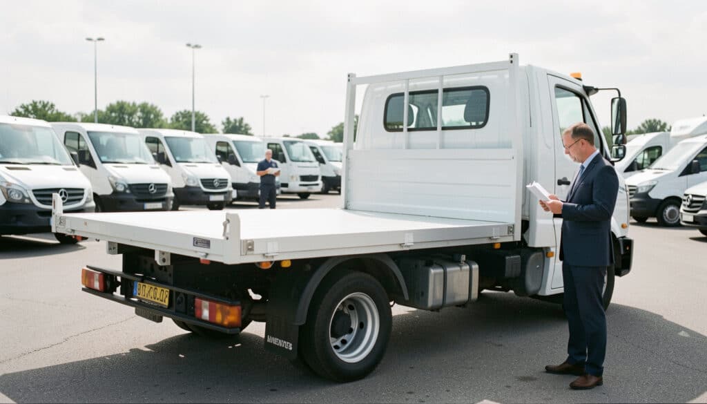 Camion plateau d’occasion : bien comparer avant d’acheter