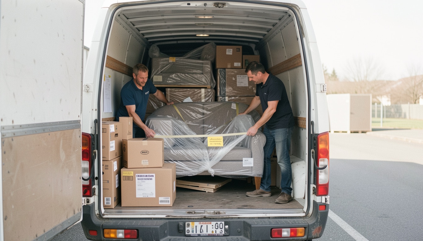 Transport de meubles en groupage : prix et fonctionnement