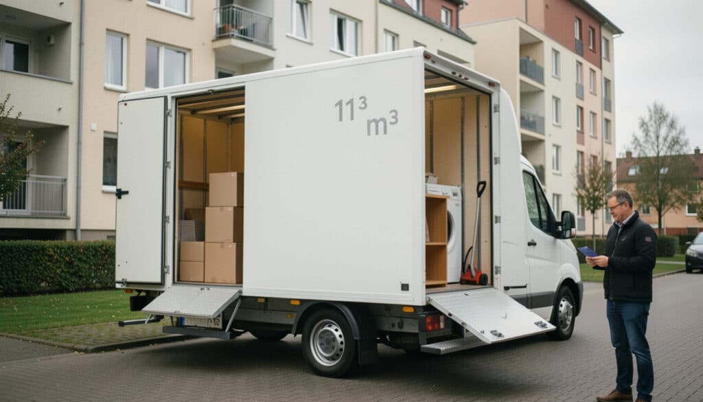 Camion de 11 m³ : volume, chargement et permis