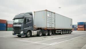 Camion porte-conteneur : dimensions, poids et choix
