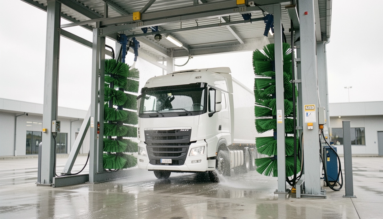 Choisir un portique de lavage pour poids lourds